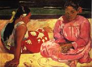 Paul Gauguin Tahitian Women(on the Beach) Sweden oil painting artist